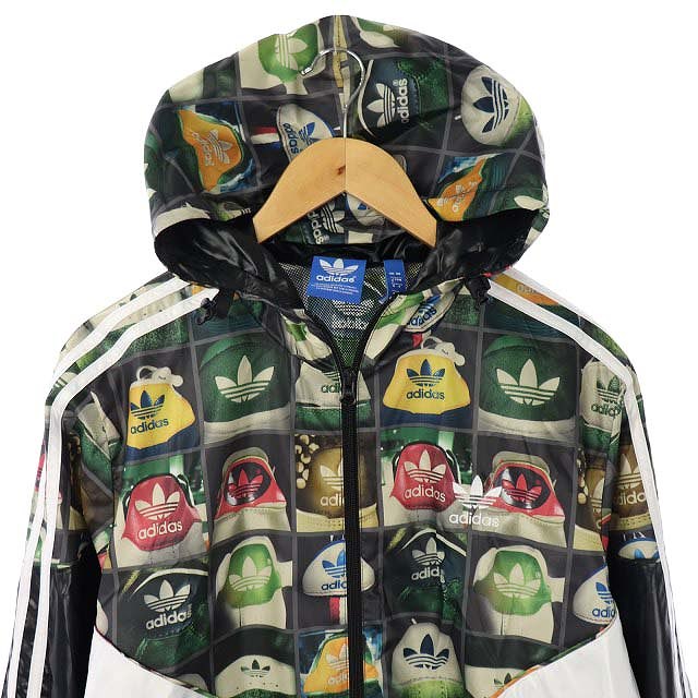 アディダスオリジナルス adidas originals ジャケット フード 総柄 