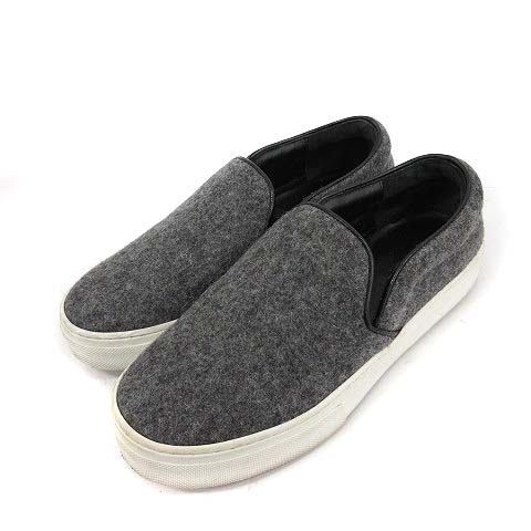 セリーヌ CELINE スリッポン フラットシューズ フェルト 35.5 22.5cm  