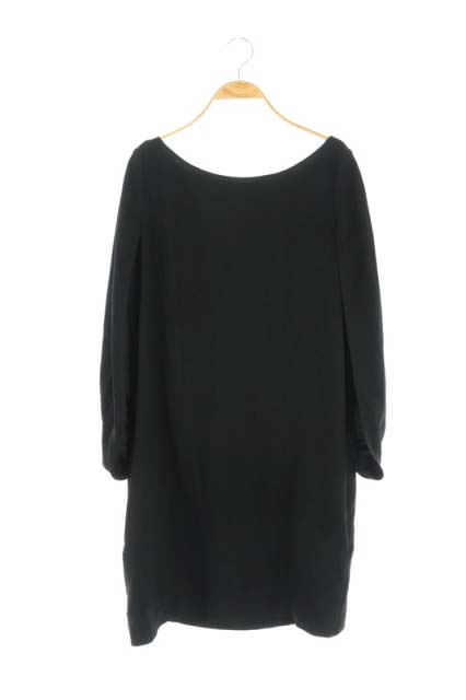 ティテ インザ ストア Tite In The Store 切替 ドルマン タイトワンピース ひざ丈 フレンチスリーブ 38 黒 ブラック Hs Gy レディース 081 ベクトルパーク