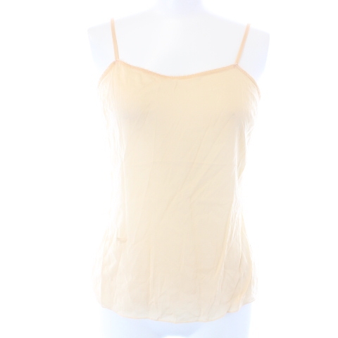 CHANEL シャネル キャミソール ベージュ シースルー シャネル CHANEL キャミソール 2点セット フリル シアー シースルー