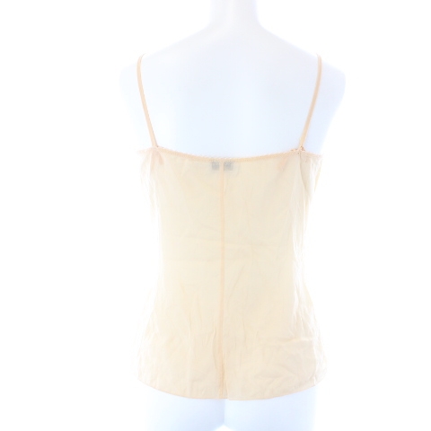 CHANEL シャネル キャミソール ベージュ シースルー シャネル CHANEL キャミソール 2点セット フリル シアー シースルー