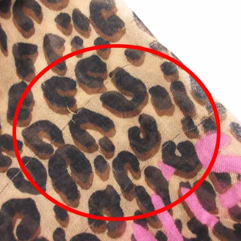 ルイヴィトン LOUIS VUITTON エトール レオパード ストール ショール