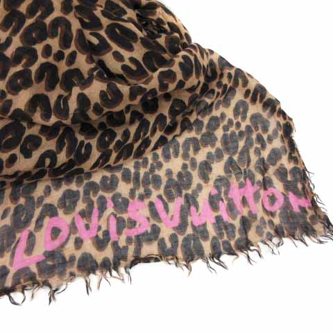 ルイヴィトン LOUIS VUITTON エトール レオパード ストール ショール