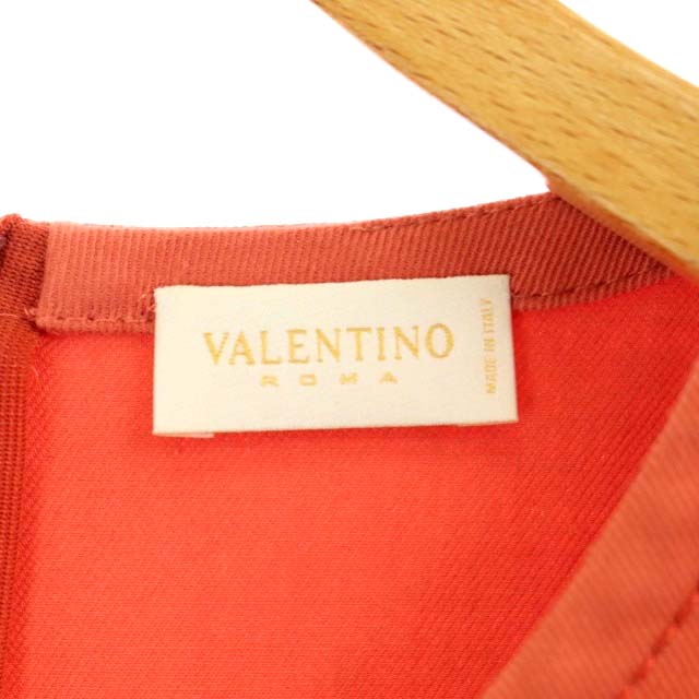 ヴァレンティノ ヴァレンチノ Valentino ワンピース ロング ミモレ ノースリーブ 40 赤 レッド Mf Ec レディース 081 ベクトルパーク