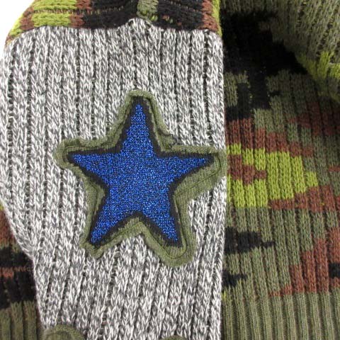 ディーゼル DIESEL セーター ニット クルーネック 迷彩柄 カモフラ