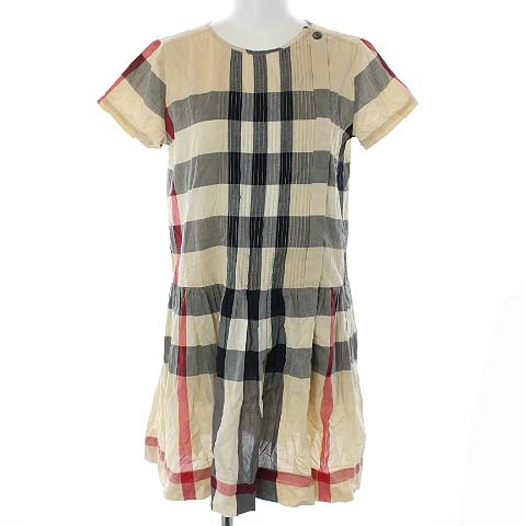 バーバリー チルドレン BURBERRY CHILDREN ワンピース ひざ丈 半袖 