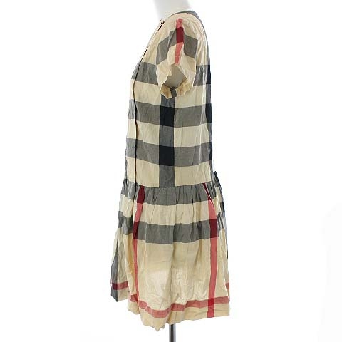 BURBERRY 半袖ワンピース 14Y BURBERRY 半袖ストライプワンピース 140cm BURBERRY キッズ ストライプ