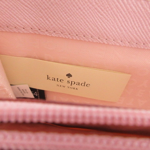 ケイトスペード KATE SPADE 長財布 ラウンドファスナー レザー ドット 