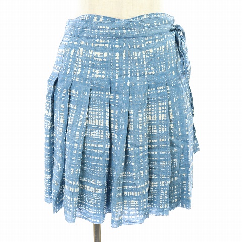 PRADA プリーツ ラップ ミニスカート