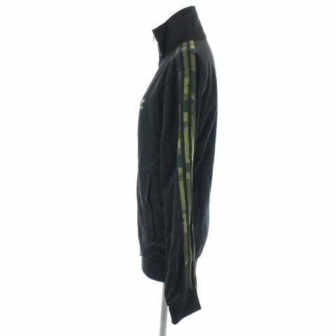 アディダス adidas CAMO TT オリジナルス カモフラージュ柄ジャージ セットアップ 上下 トレーナー パンツ ジップアップ 3ストライプ  XS 黒 ブラック カーキ /BM18 レディース 081-902108190118 | ベクトルパーク