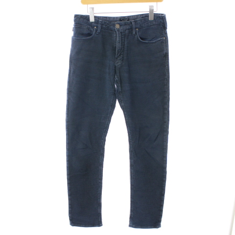 EMPORIO ARMANI ブラックスリムフィットパンツ EMPORIO ARMANI