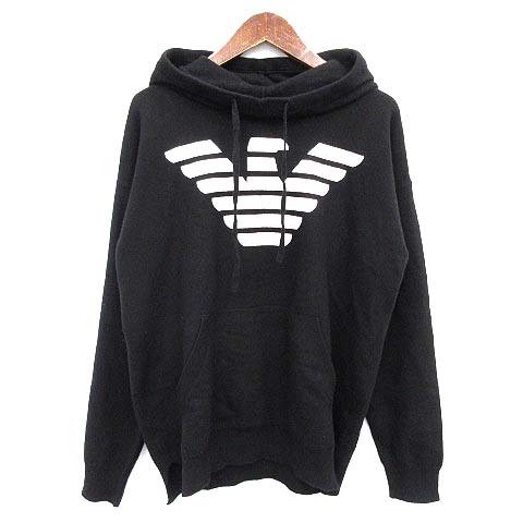 エンポリオアルマーニ EMPORIO ARMANI パーカー ニット ウール プル 