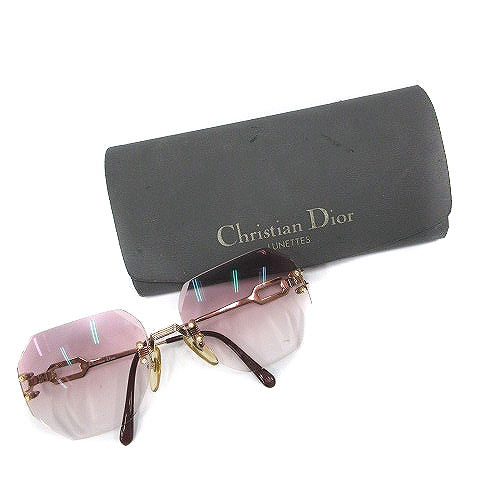 Christian Dior リムレスサングラス グラデーションレンズ