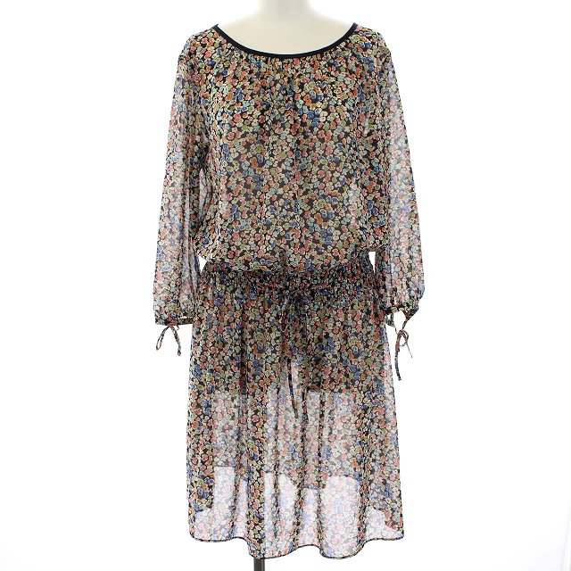 マッキントッシュフィロソフィー Mackintosh Philosophy ワンピース ミニ 花柄 38 M マルチカラー Nn レディース 081 ベクトルパーク