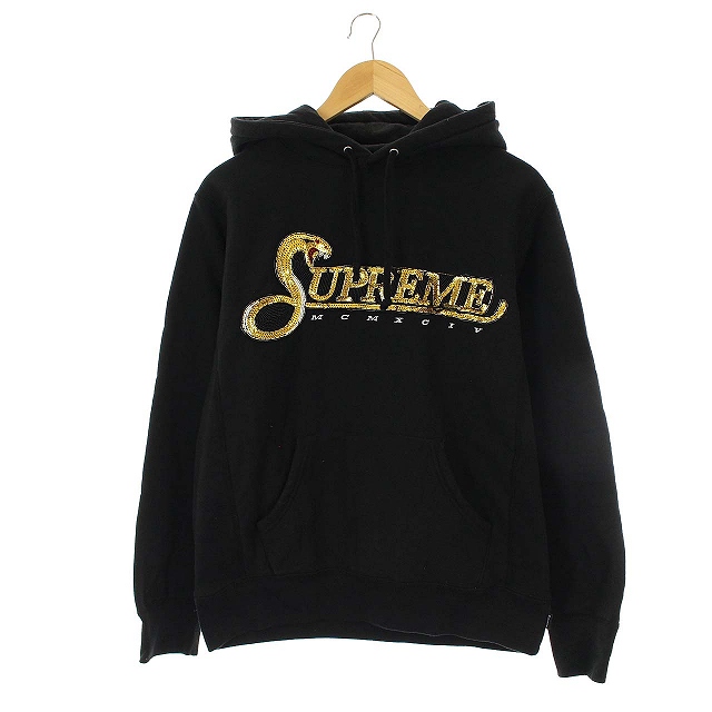 シュプリーム SUPREME 19AW Sequin Viper Hooded Sweatshirt パーカー  