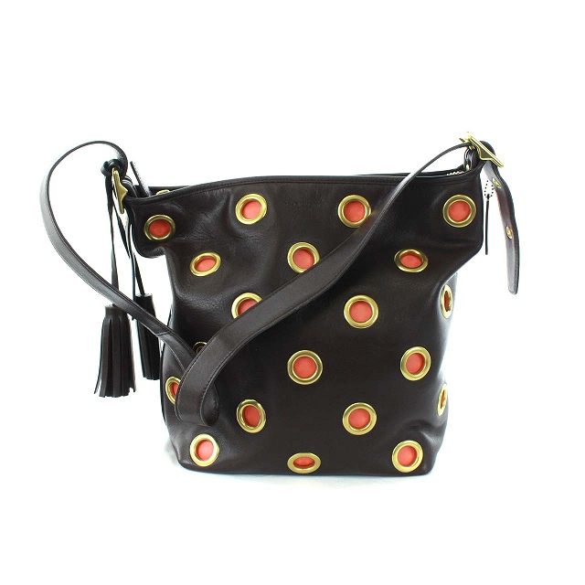 □COACH コーチ レガシー ダッフルショルダーバッグ ブラック