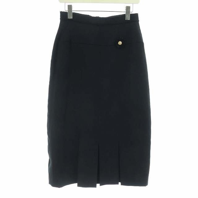 シャネル CHANEL ヴィンテージ ロング タイトスカート ココボタン ココ  