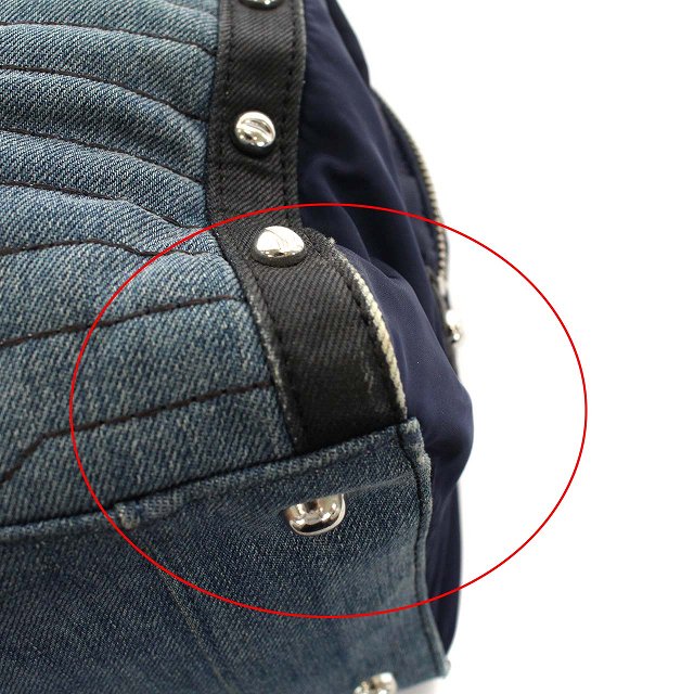 ディーゼル ショルダーバッグ 2way キルティング デニム ブルー 【公式