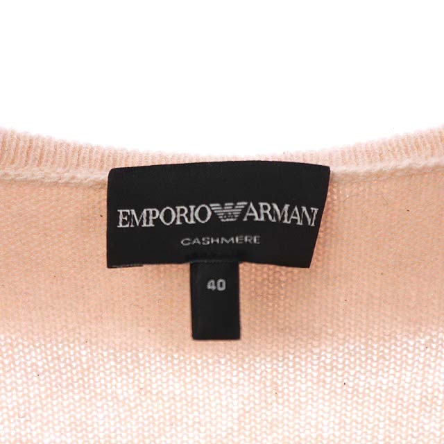 Giorgio Armani 半袖ニット 40サイズ サーモンピンク Giorgio Armani 半袖ニット 40サイズ サーモンピンク ブランド