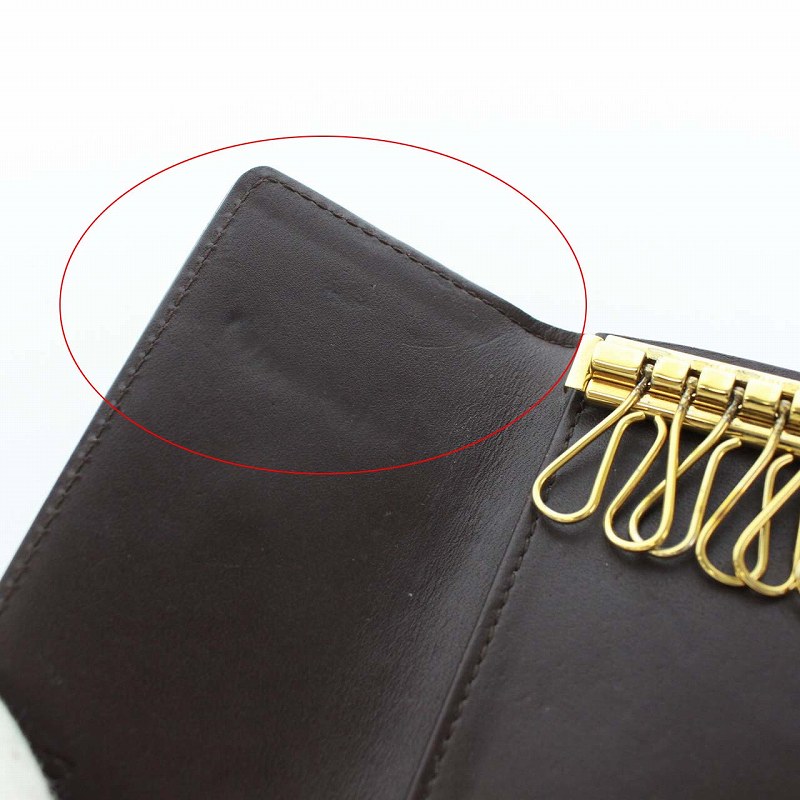 ルイヴィトン LOUIS VUITTON ミュルティクレ6 ヴェルニ キーケース 6連