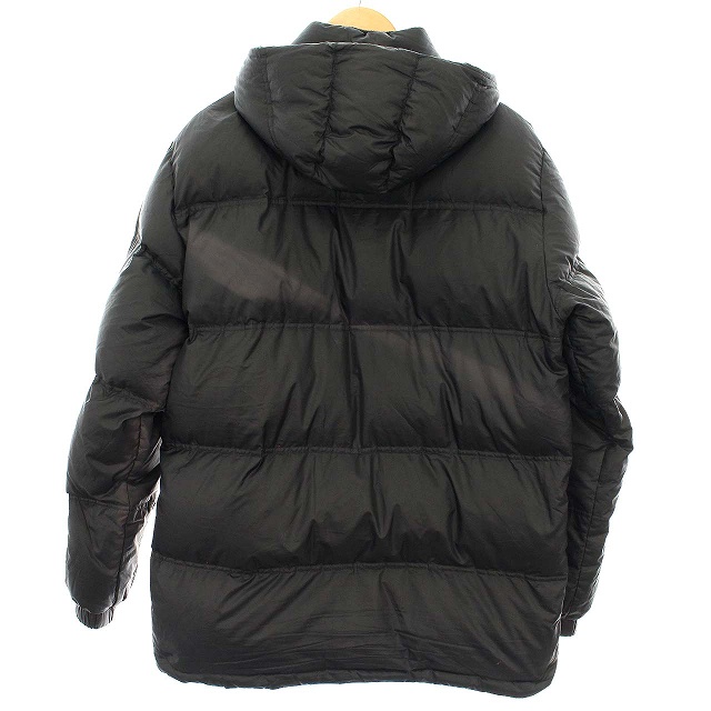 ラコステ LACOSTE ダウンジャケット フーディー フード 52 L 黒 