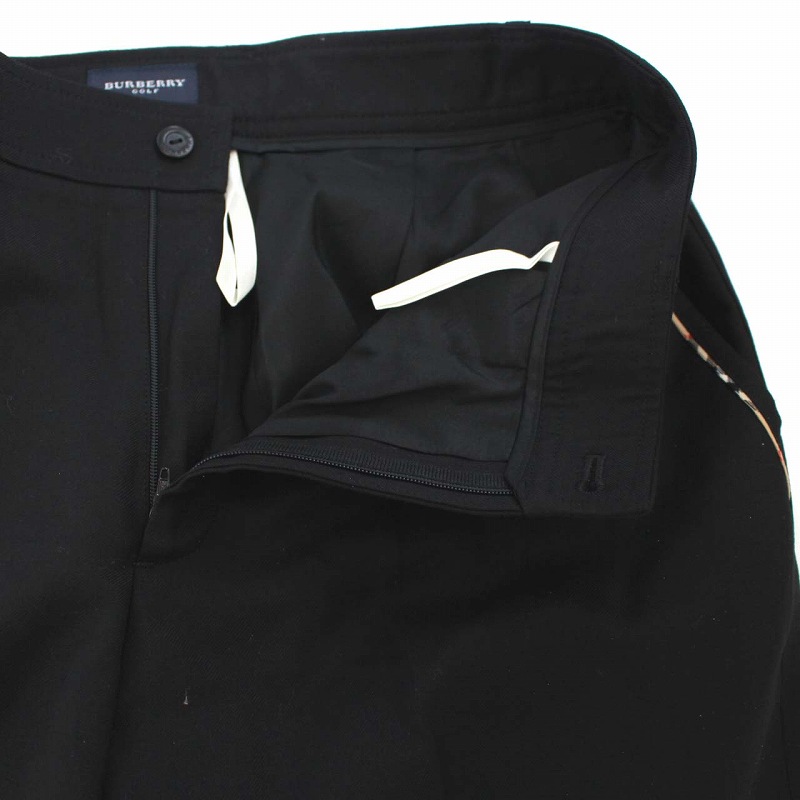 バーバリーゴルフ BURBERRY GOLF パンツ スラックス 11 L 黒