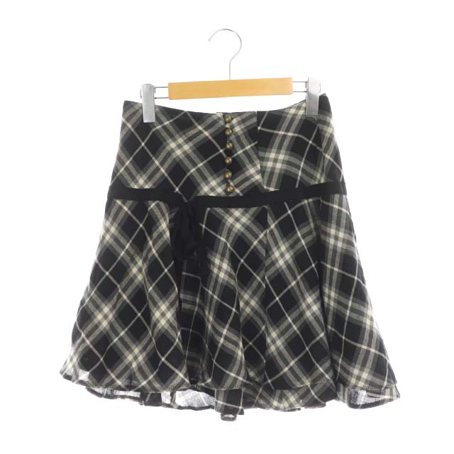 バーバリーブルーレーベル BURBERRY BLUE LABEL フレアスカート フリル 