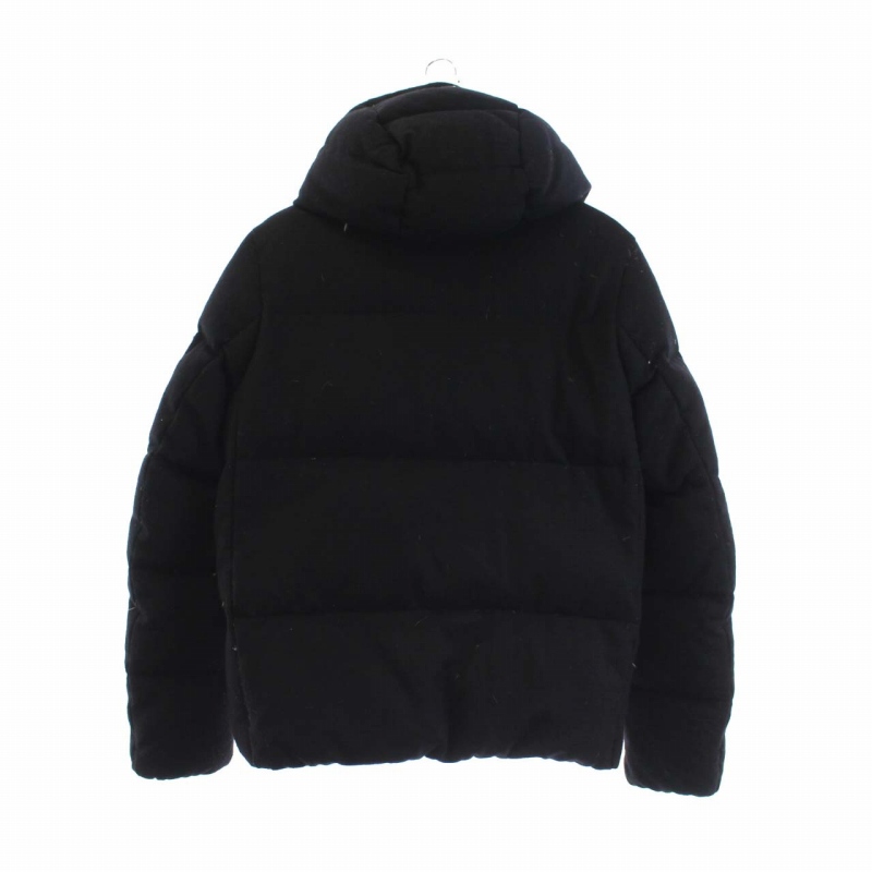 ナノユニバース Nano Universe 西川ダウン 17aw フード付き ダウンジャケット S 黒 ブラック St Gy メンズ 081 ベクトルパーク