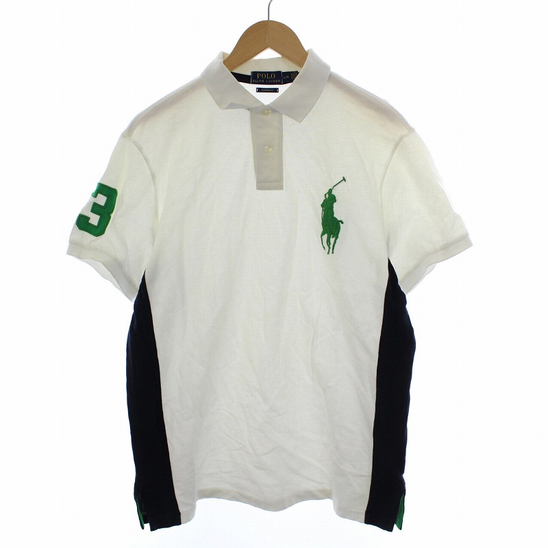 ポロ ラルフローレン Polo Ralph Lauren ポロシャツ ビッグポニー 半袖 プルオーバー ロゴ L 白 ホワイト Nm Ec メンズ 081 ベクトルパーク
