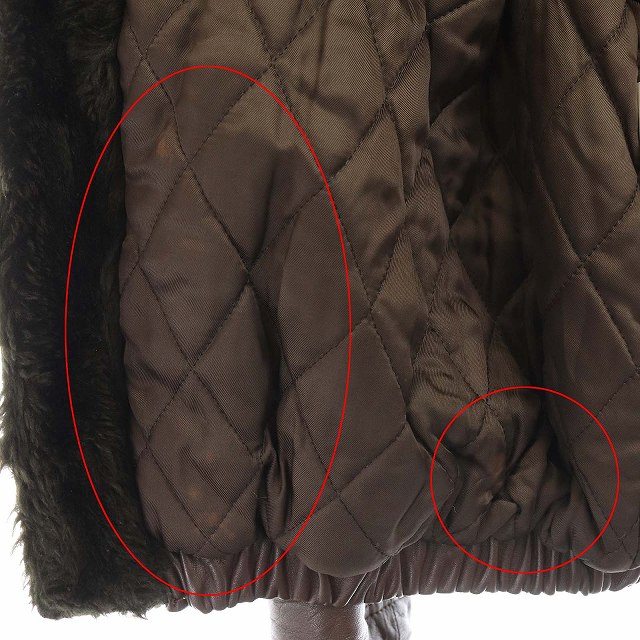 アーカイブ ジョルジオアルマーニ スエード ボンバージャケット ブラウン 46 80's】Old GIORGIO ARMANI Zip Up Leather Jacket Size.46