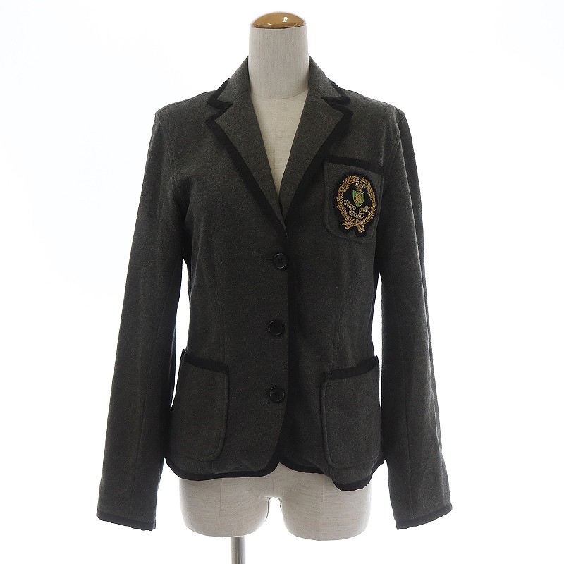 LAUREN RALPH LAUREN ニットブレザージャケット　エンブレム LAUREN RALPH LAUREN ニットブレザージャケットエンブレム