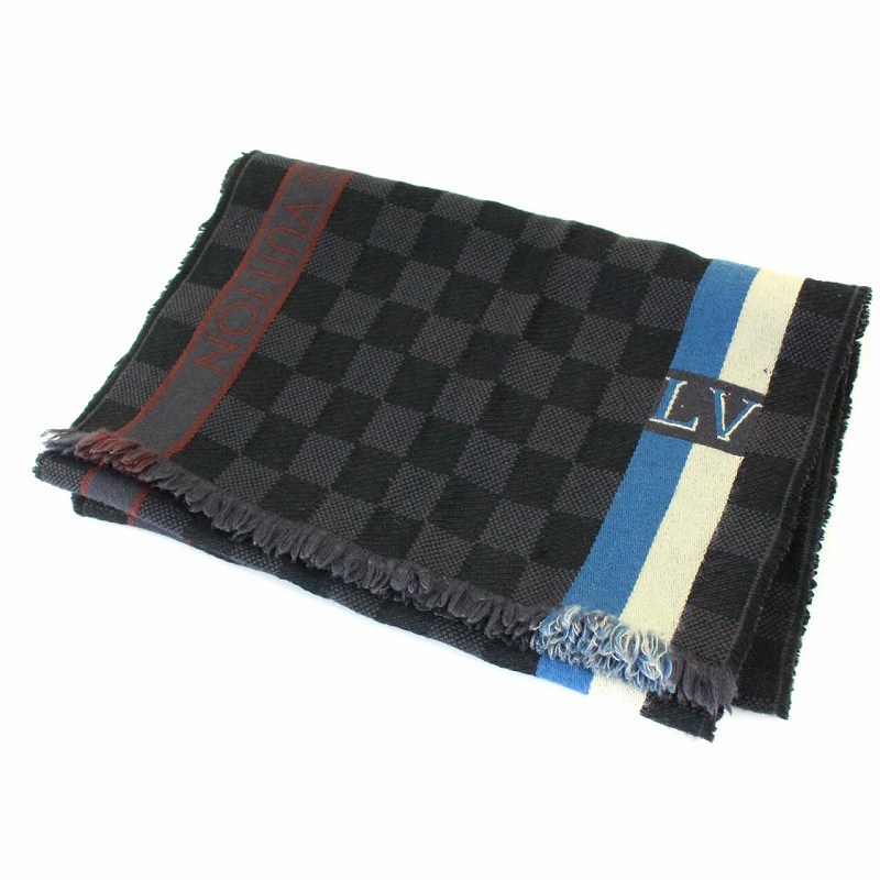 ルイヴィトン LOUIS VUITTON エシャルプ・メサジェ ダミエ ストール  