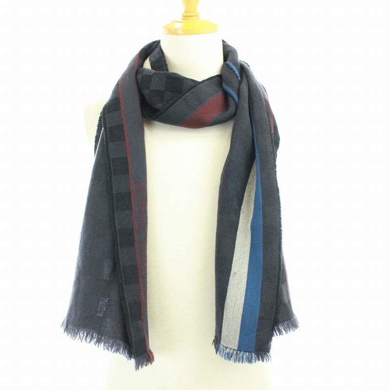 ルイヴィトン LOUIS VUITTON エシャルプ・メサジェ ダミエ ストール  