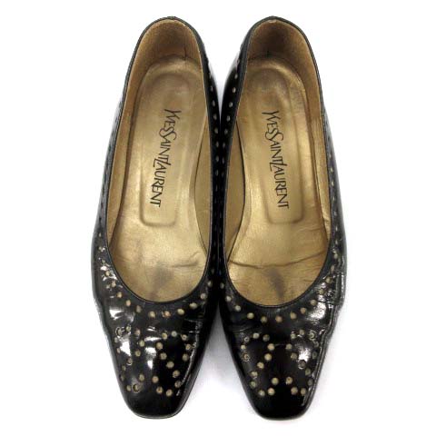 世界的に有名な Yves Saint Laurent イブサンローラン スクエアトゥシューズ ドレス ビジネス Www Rkf Eng Com