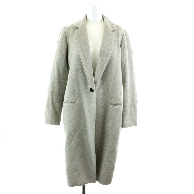 フレイアイディー Fray I D チェスターコート 長袖 ロング丈 カシミヤ混 0 Xs グレー Fwfc An30 Ma レディース 081 ベクトルパーク