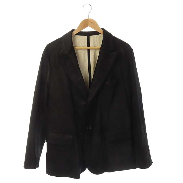 ジョルジオアルマーニ レザージャケット ラムレザー テーラード 定価50