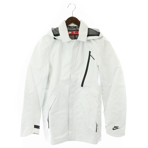 ナイキ NIKE マウンテンパーカー ジャケット ジップアップ ロゴ M 白