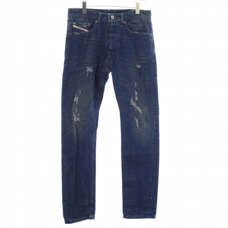 DIESEL ディーゼル デニムパンツ BRADDOM ダメージ加工 USED加工 ヒゲ 