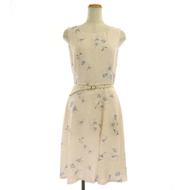 デビュー ド フィオレ Debut De Fiore ワンピース ひざ丈 ノースリーブ 花柄 38 ピンク Mf Ma レディース 081 ベクトルパーク