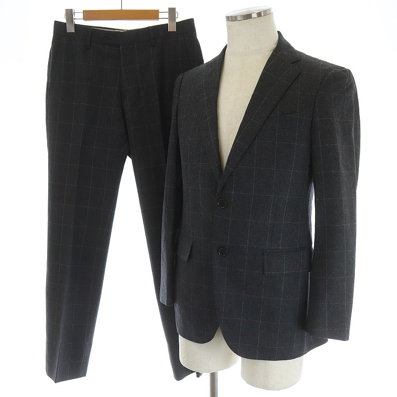 グリーンレーベルリラクシング ユナイテッドアローズ green label relaxing CANONICO スーツ セットアップ テーラードジャケット シングル スラックス チェック ウール 44 XS グレー 白 ホワイト EC /SI28 メンズ 081-902202140128 | ベクトルパーク グリーンレーベルリラクシング ユナイテッドアローズ green label relaxing CANONICO スーツ セットアップ テーラードジャケット シングル スラックス チェック ウール 44 XS グレー 白 ホワイト EC /SI28 メンズ 081-902202140128 | ベクトルパーク