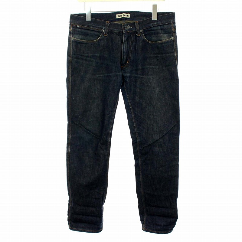 アクネジーンズ Acne Jeans デニムパンツ ジーンズ ストレート W32 L32 紺 ネイビー Ym Ibo メンズ 081 ベクトルパーク アクネジーンズ Acne Jeans デニムパンツ ジーンズ ストレート W32 L32 紺 ネイビー Ym Ibo メンズ 081 ベクトルパーク