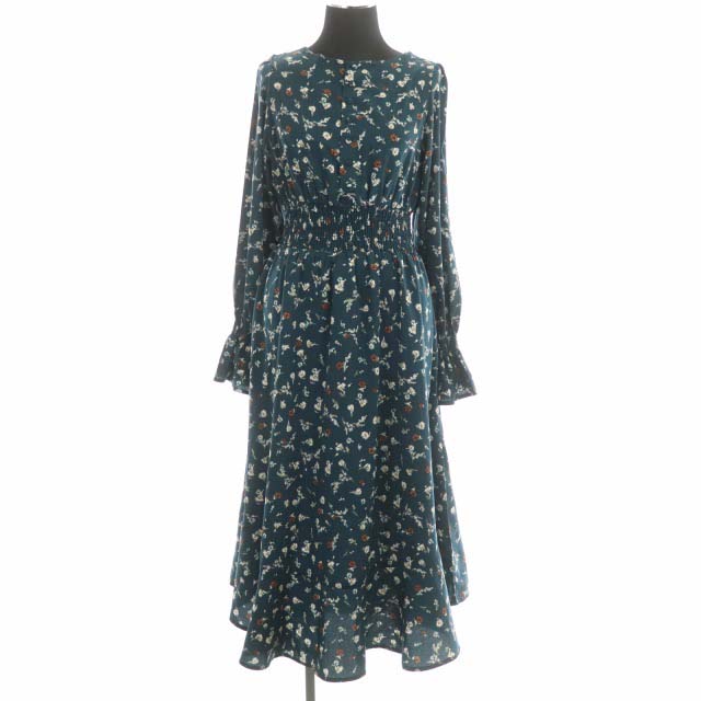 ナイスクラップ Nice Claup ワンピース ロング 長袖 花柄 F 緑 グリーン Mf Ma レディース 081 ベクトルパーク ナイスクラップ Nice Claup ワンピース ロング 長袖 花柄 F 緑 グリーン Mf Ma レディース 081 ベクトルパーク