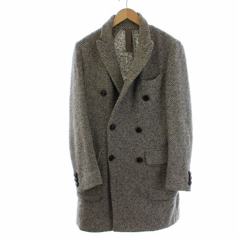 イレブンティ Eleventy チェスターコート ミドル ヘリンボーン ウール イタリア製 48 Xl グレー 白 ホワイト Bm メンズ 081 ベクトルパーク イレブンティ Eleventy チェスターコート ミドル ヘリンボーン ウール イタリア製 48 Xl グレー 白 ホワイト Bm メンズ 081 ベクトルパーク