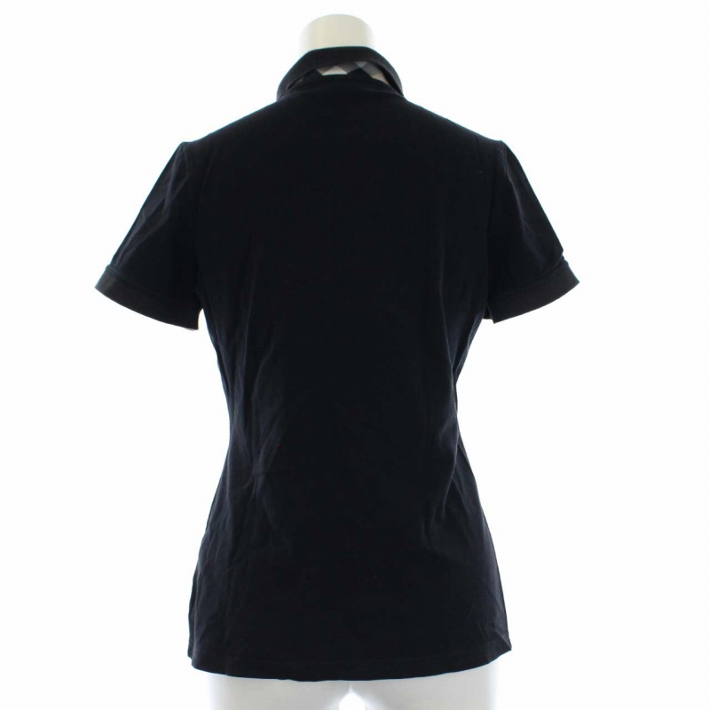 BURBERRY London Englandブラック ポロシャツ レディース BURBERRY