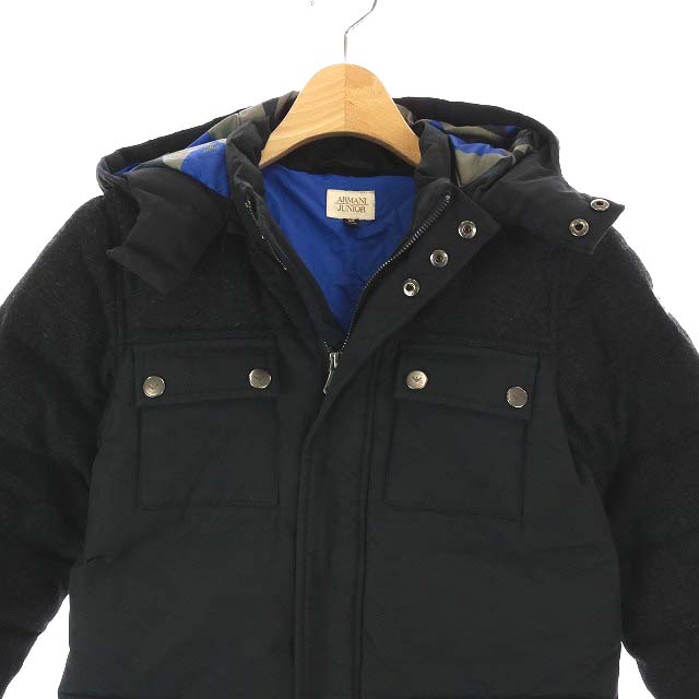 アルマーニ ジュニア ARMANI Jr キッズ ダウンジャケット フード  