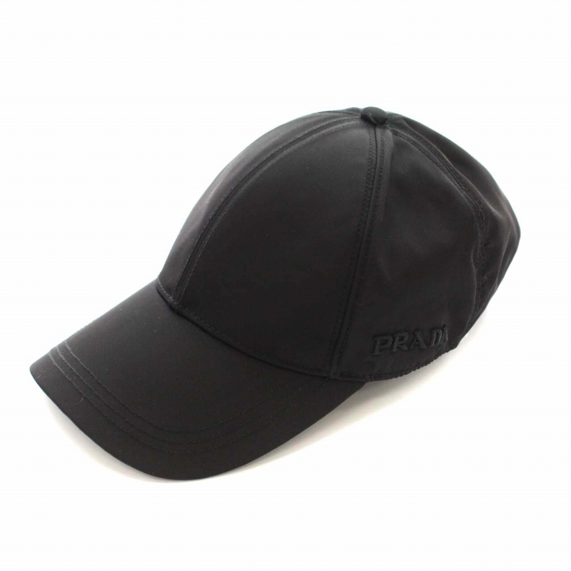 プラダ PRADA キャップ ナイロン ロゴ 刺繍 帽子 野球帽 ベースボール  