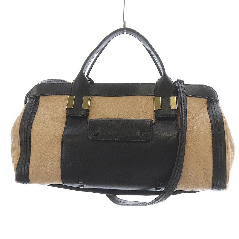 クロエ CHLOE アリス ハンドバッグ ショルダーバッグ 2WAY バイカラー  