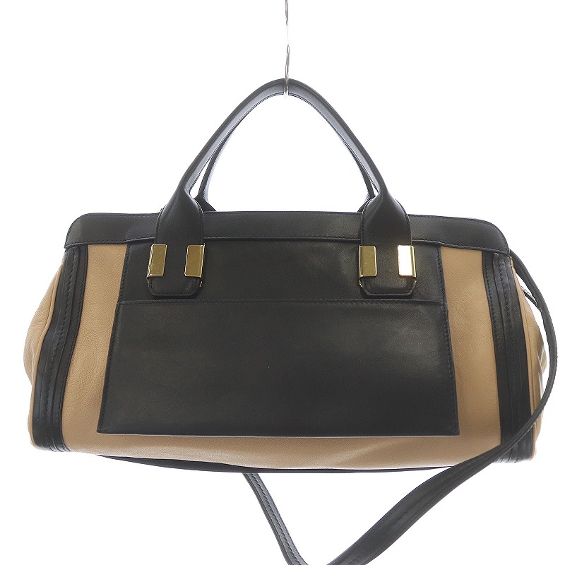 お値下げ】クロエChloe 愛らしく ハンドバッグ アリス レザー 黒 