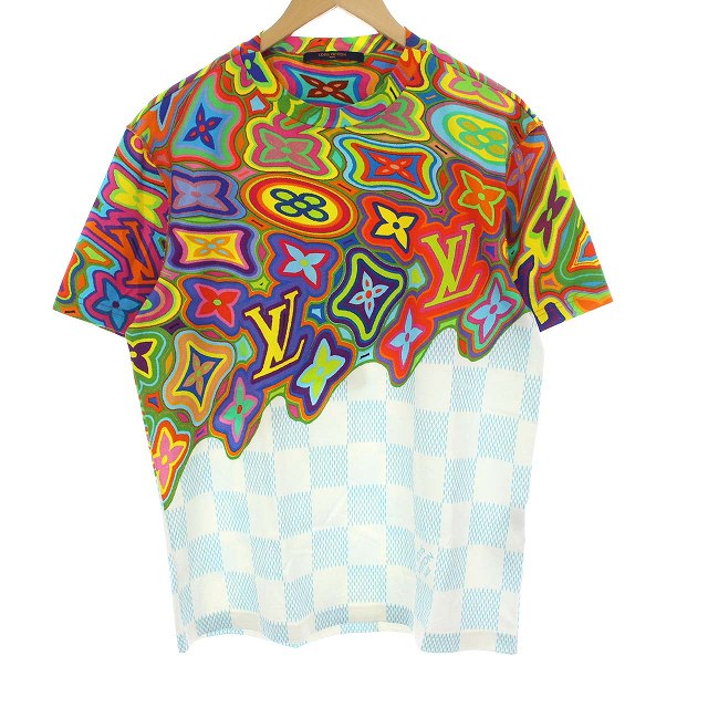 ルイヴィトン LOUIS VUITTON 21SS Printed Damier LV Tee プリンテッド  