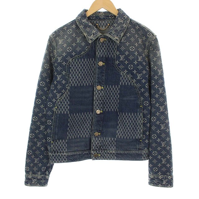 ルイヴィトン LOUIS VUITTON Nigo Giant Damier Waves MNGM Denim